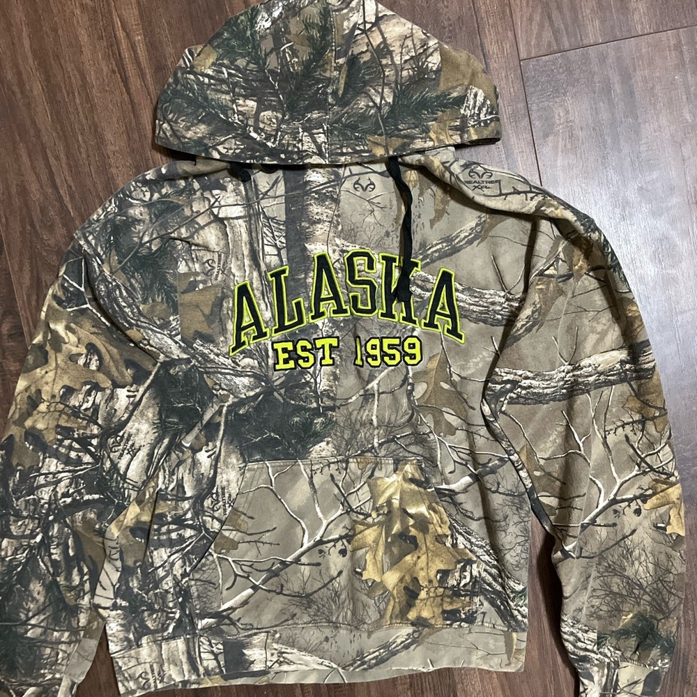 Alaska Vintage Camo Hoodie
